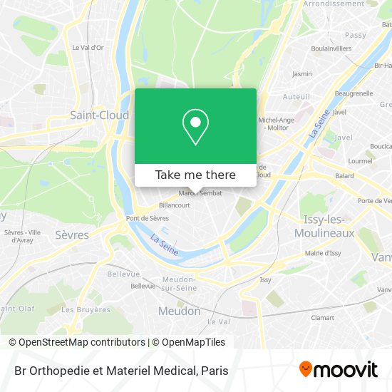 Br Orthopedie et Materiel Medical map