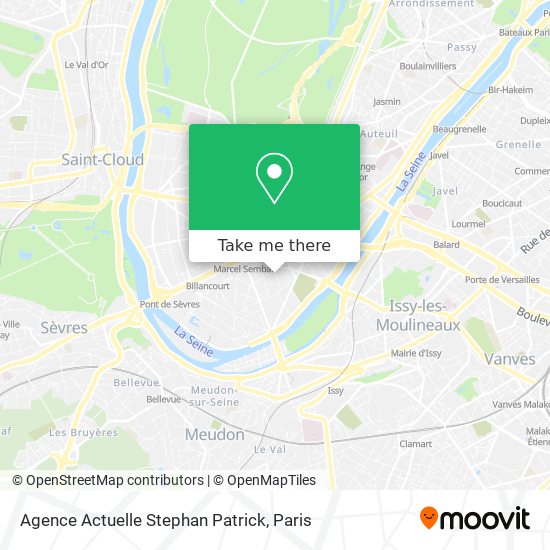 Agence Actuelle Stephan Patrick map