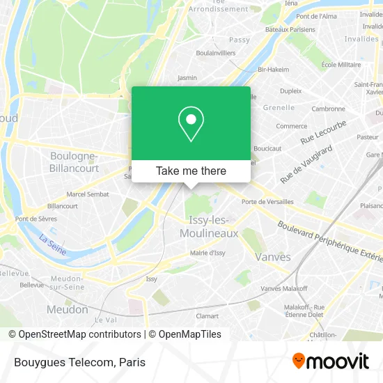 Bouygues Telecom map