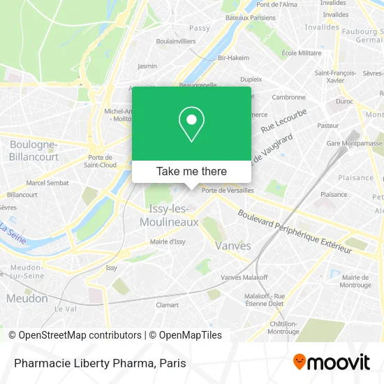 Pharmacie Liberty Pharma map