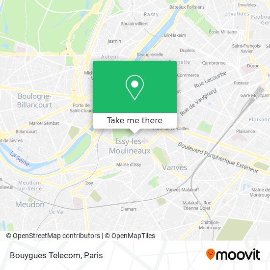 Mapa Bouygues Telecom