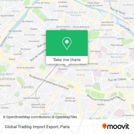 Mapa Global Trading Import Export