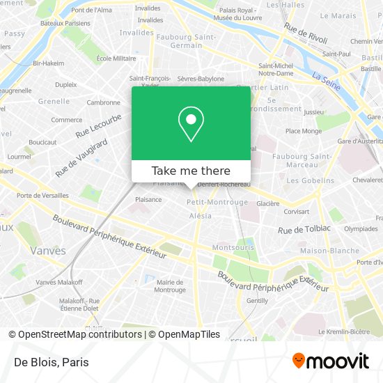 Mapa De Blois