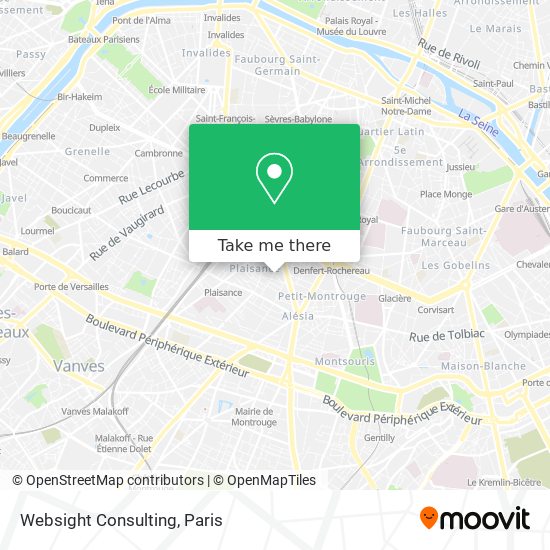 Mapa Websight Consulting