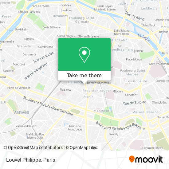 Louvel Philippe map