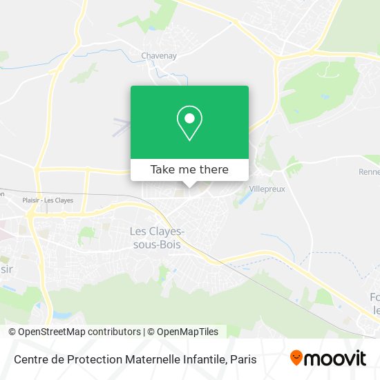 Mapa Centre de Protection Maternelle Infantile