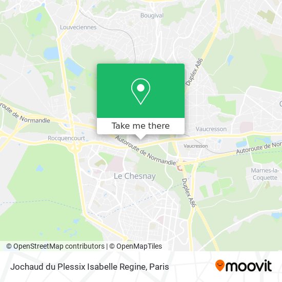 Jochaud du Plessix Isabelle Regine map