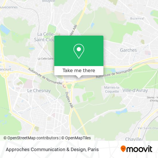 Approches Communication & Design map