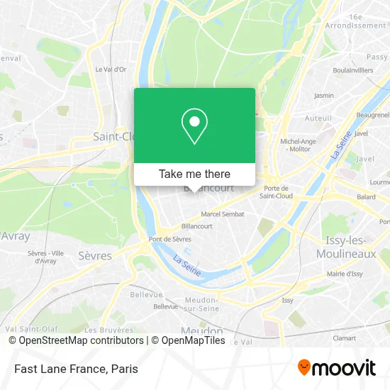 Fast Lane France map