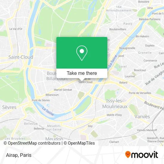 Airap map
