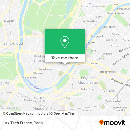Mapa Vx-Tech France