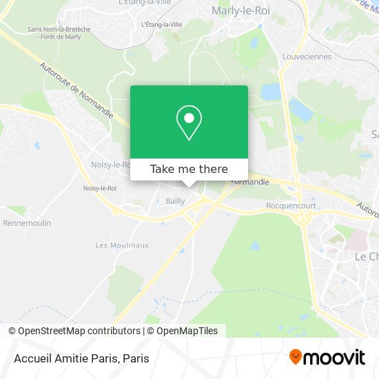 Accueil Amitie Paris map