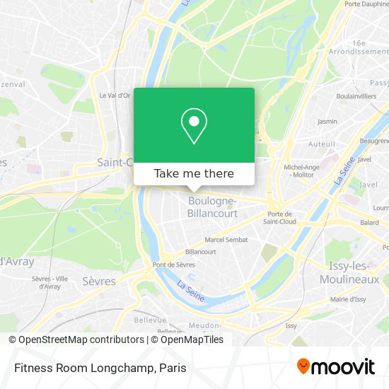 Mapa Fitness Room Longchamp