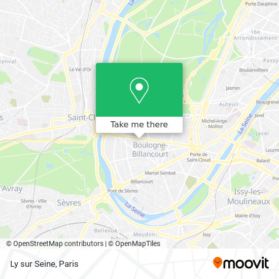 Ly sur Seine map
