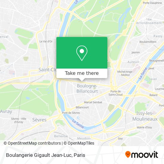 Boulangerie Gigault Jean-Luc map