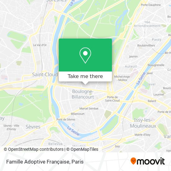 Mapa Famille Adoptive Française