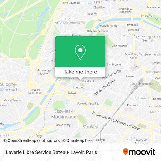 Laverie Libre Service Bateau- Lavoir map