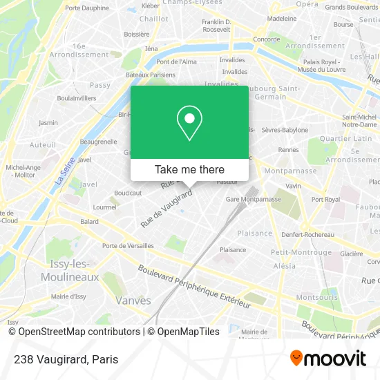 238 Vaugirard map