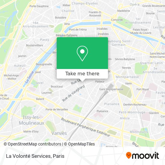 La Volonté Services map