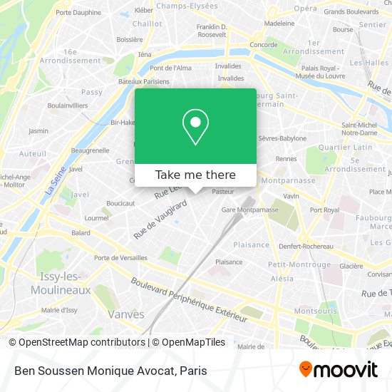 Ben Soussen Monique Avocat map
