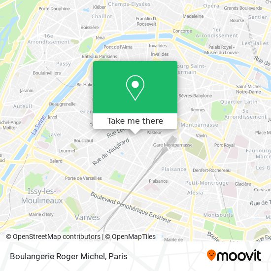 Mapa Boulangerie Roger Michel