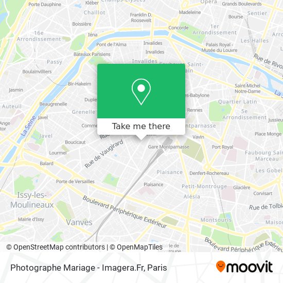 Photographe Mariage - Imagera.Fr map