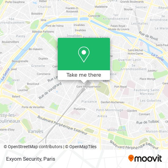 Exyom Security map