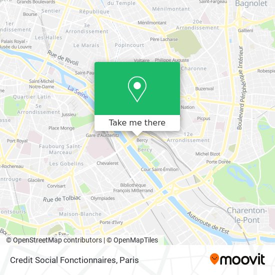 Credit Social Fonctionnaires map