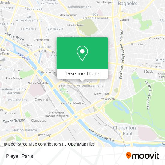 Mapa Pleyel