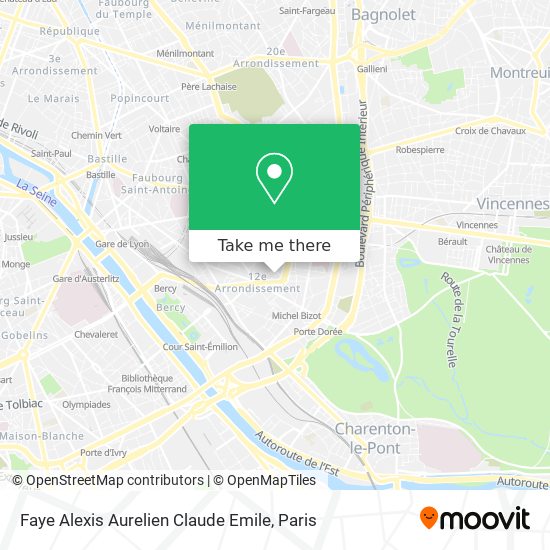 Faye Alexis Aurelien Claude Emile map