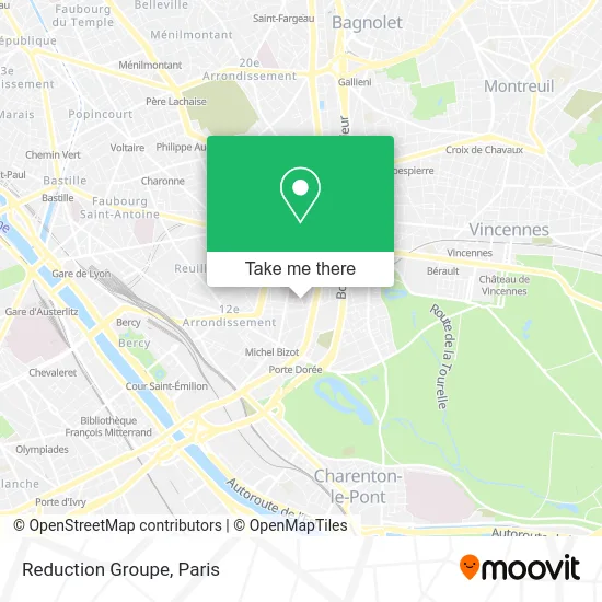 Reduction Groupe map