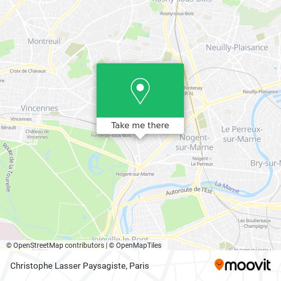 Christophe Lasser Paysagiste map