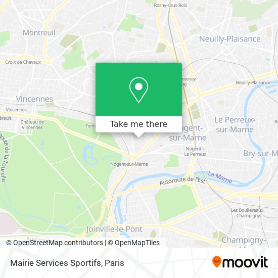 Mairie Services Sportifs map