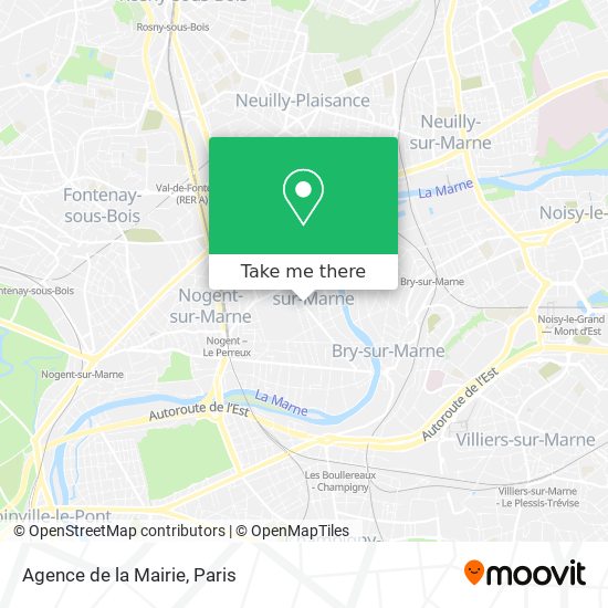 Agence de la Mairie map