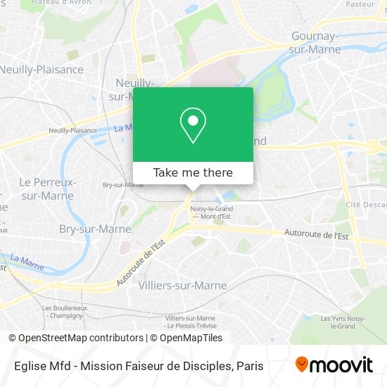 Eglise Mfd - Mission Faiseur de Disciples map