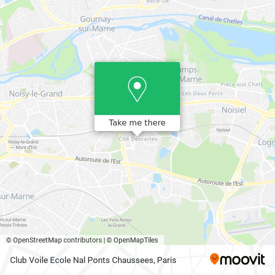 Club Voile Ecole Nal Ponts Chaussees map