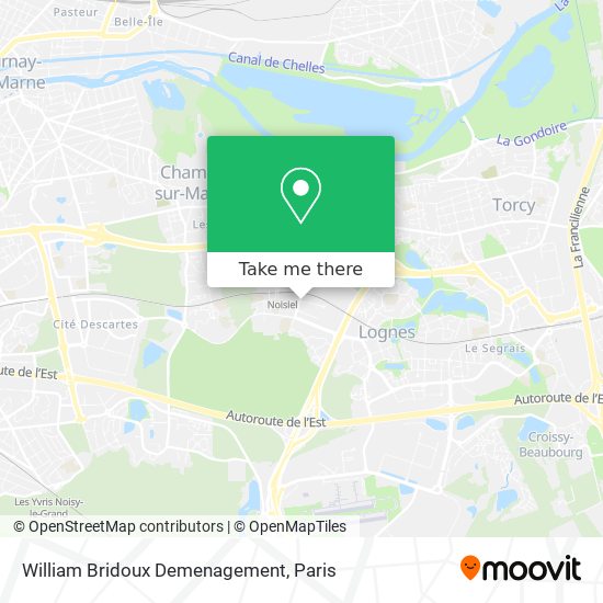 William Bridoux Demenagement map