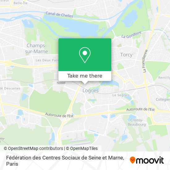 Fédération des Centres Sociaux de Seine et Marne map