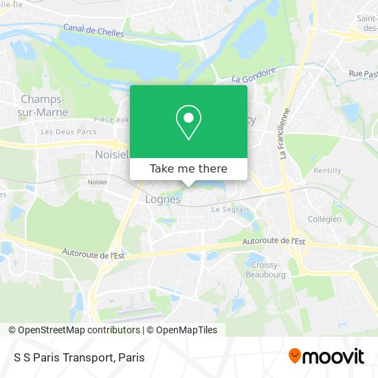 S S Paris Transport map