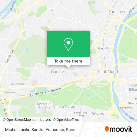 Michel Lanilis Sandra Francoise map