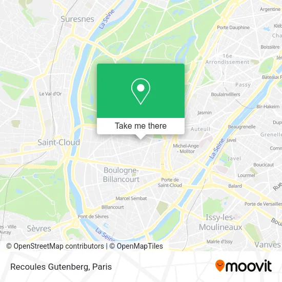 Recoules Gutenberg map