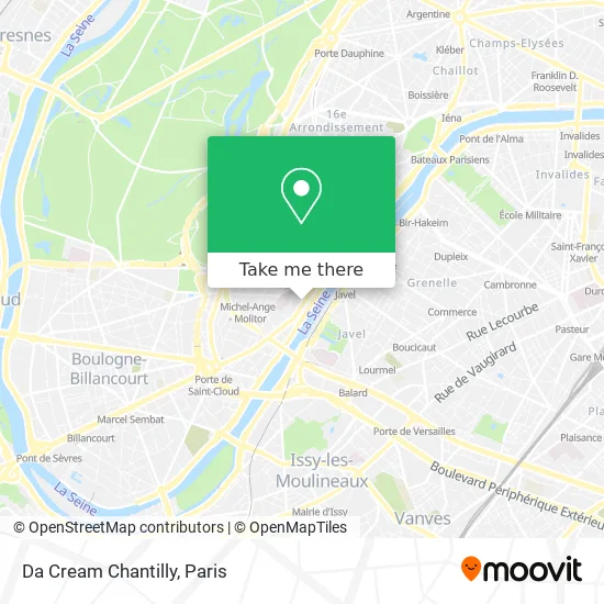 Mapa Da Cream Chantilly