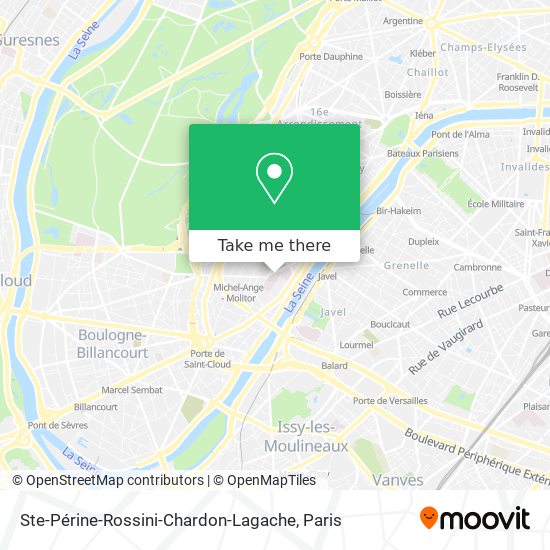Ste-Périne-Rossini-Chardon-Lagache map