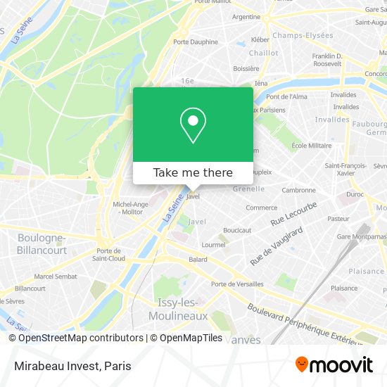 Mirabeau Invest map