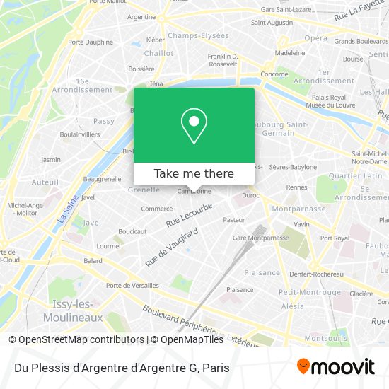 Du Plessis d'Argentre d'Argentre G map