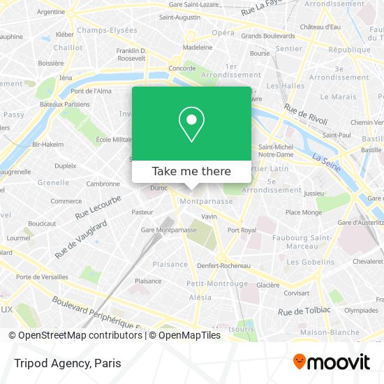Mapa Tripod Agency