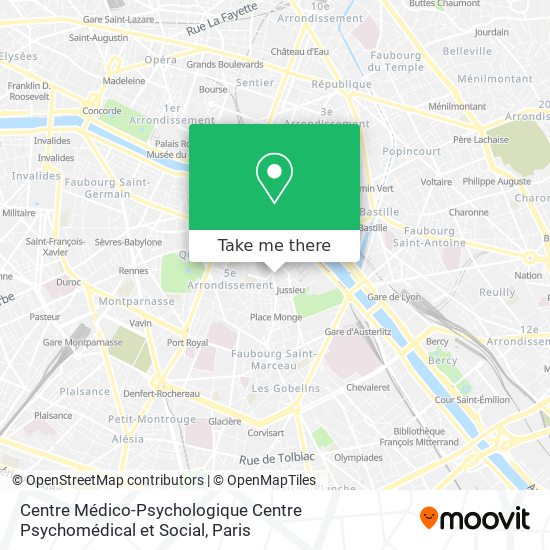Centre Médico-Psychologique Centre Psychomédical et Social map