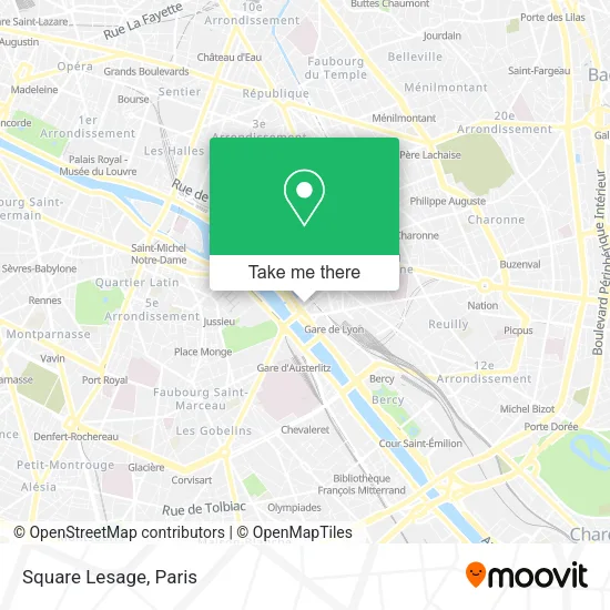 Square Lesage map