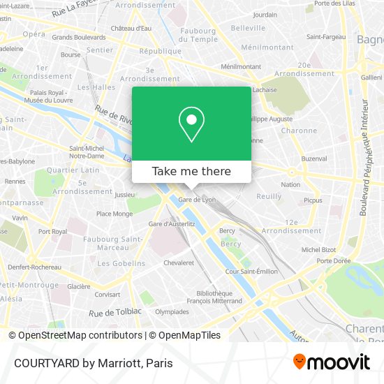 Mapa COURTYARD by Marriott