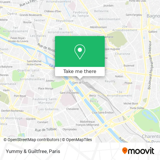 Yummy & Guiltfree map